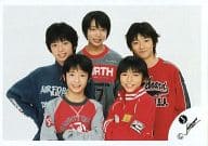 駿河屋 中古 ジャニーズjr 集合 5人 横型 バストアップ 腕組み 衣装赤 Ya Ya Yah 公式生写真 ジャニーズ