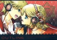 駿河屋 中古 ボーカロイド Outline イラスト再録集 鏡音レン 鏡音リン Perico アニメ系